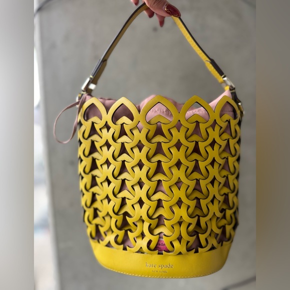 kate spade Handbags - Yellow Kate Spade Dorie Small Bucket Bag